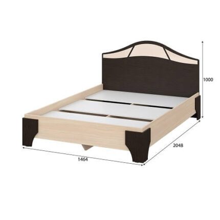 Полутароспальная кровать "Лагуна-5" размеры